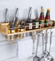 Golden Kitchen Shelf-1127